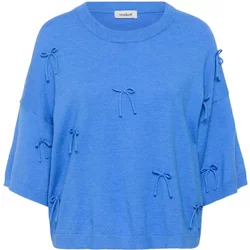 Woman Sweater Soaked In Luxury Slspina Boxy