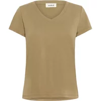 V-neck T-shirt Soaked in Luxury Columbine