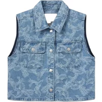 Girls' sleeveless denim jacket Sofie Schnoor Carolesy