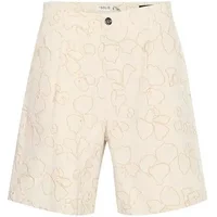 Short pleated with embroidery Solid Alann