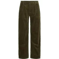 Cotton pleated elastic trousers Solid Liam