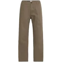Pleated elastic trousers Solid Liam