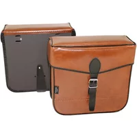 Velo Store - UK Pair of rear side bike panniers vintage - strap attachment - leather effect Sportfabric S14 30 x 11 x 30 cm | Extra 10% off with Subscription, Postage £16.79 to UK Fedex.