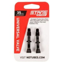 Velo Store - UK Aluminium rim valve Stans Universal, Presta (x2) | Extra 10% off with Subscription, Postage £16.79 to UK Fedex.