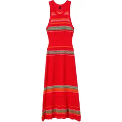 Long Crochet Dress Women Stefanel