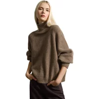 Pullover mit Rollkragen aus Wollmischung für Damen Stefanel Oversized Fit