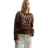 Runder Wollpullover für Frauen Stefanel