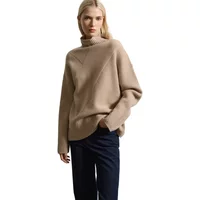 Hochkragenpullover aus reiner Wolle Damen Stefanel