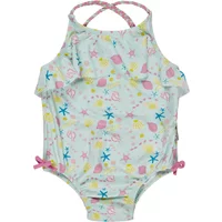 Baby girls' one-piece swimsuit with shell pattern Sterntaler