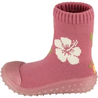 Abenteuer-Socken mit Gummisohle und Blumenmuster für Mädchen Sterntaler