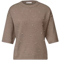 3/4-Ärmel Pull mit Perlen für Damen Street One