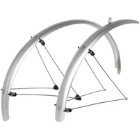 Velo Store - UK Pair of city-vtc mudguards with classic stainless steel fixing Stronglight 28