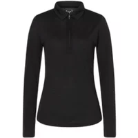 Women's long sleeve zip polo super.natural image 2