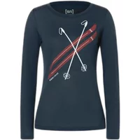 Langarmshirt super.natural Kryssede