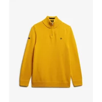 Cotton knit funnel neck jumper Superdry