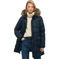 Women's mid-length down jacket Superdry Everest