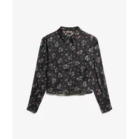 Long sleeve printed sheer sparkling blouse for women Superdry