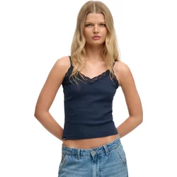 Lace Trim Vest Women Superdry Essential