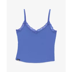 Lace Trim Cropped Vest Women Superdry Essentiel Lace Trim Cropped Vest Women Superdry Essentiel