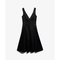 Midikleid aus Satin mit V-Ausschnitt für Damen Superdry