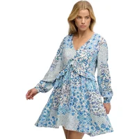 Mini-Robe mit Volants für Damen Superdry