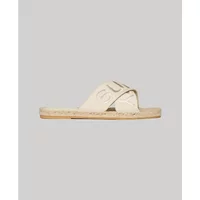 Cross-strap espadrille mules for women Superdry
