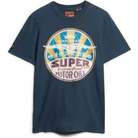 Patterned T-shirt Superdry Workwear Gasoline
