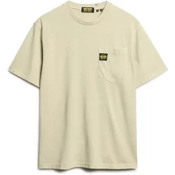 Pocket T-Shirt With Contrast Stitching Superdry