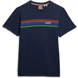 T-Shirt Superdry Outdoor Stripe Logo Relaxed