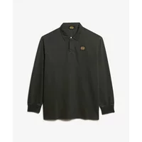Long sleeve polo with contrasting stitching Superdry