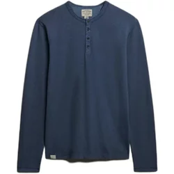 Long-Sleeve T-Shirt With A Henley Collar Superdry Jersey