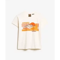 Fitted striped women's T-shirt Superdry Outdoor