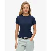 Women's ribbed logo T-shirt Superdry Athletic Essentials