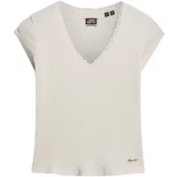 Lace-trimmed women's T-shirt Superdry Essential