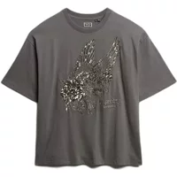 Women's oversized tattoo effect graphic T-shirt Superdry