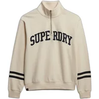 Women's 1/2 zip sweatshirt with appliqué design Superdry