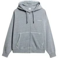Women’s zip-up hoody in overdye finish Superdry Logo Essential