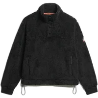 Ultra-soft sweatshirt with a trucker collar for women Superdry