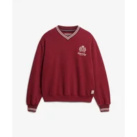 Women's V-neck sweatshirt Superdry Country Club