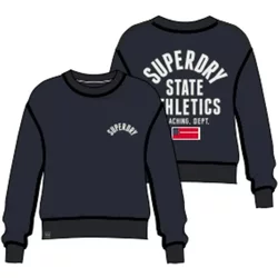 Sweatshirt Woman Superdry Athletic Relaxed Printed