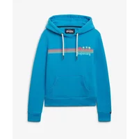 Women's rainbow striped hoodie sweatshirt Superdry