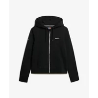 Einfarbiger Damen Hoodie mit Reißverschluss Superdry Einfarbiger Damen Hoodie mit Reißverschluss Superdry