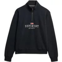 Women's zip-up crew neck sweatshirt Superdry Athletic Essentials Graphic