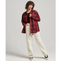 Surchemise aus Flanell und Wollhaut, Damen Superdry
