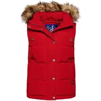 Daunenweste mit Kunstpelz, Damen Superdry Everest