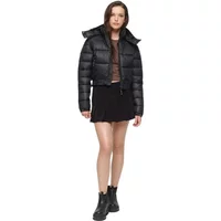 Women's Superdry Fuji Cropped Hooded Puffer