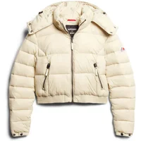 Women's short hooded down jacket Superdry Fuji