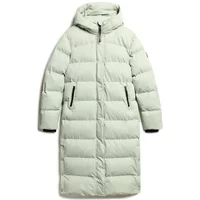 Long microfiber puffer coat for women Superdry