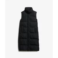 Women's long sleeveless down jacket Superdry
