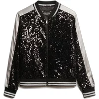 Sequin bomber jacket for women Superdry Suikajan